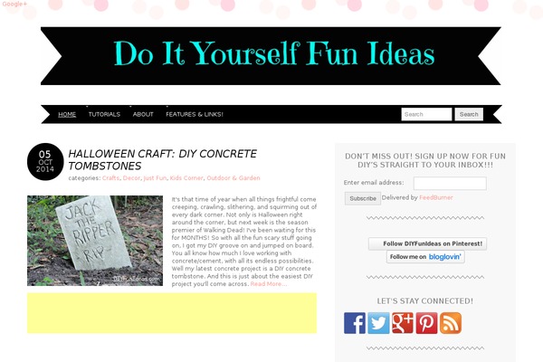 Site using Easy Social plugin