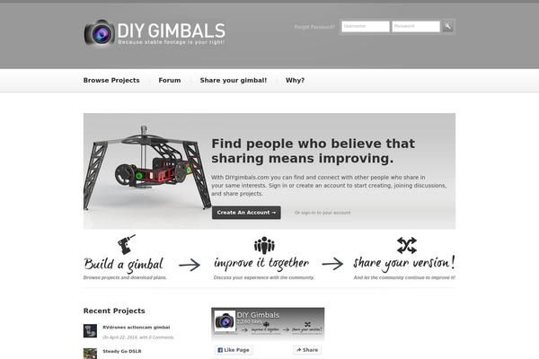 diygimbals.com site used Huddle