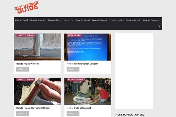 Diy theme site design template sample