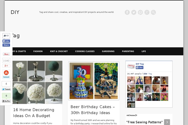 Site using GetSocial plugin