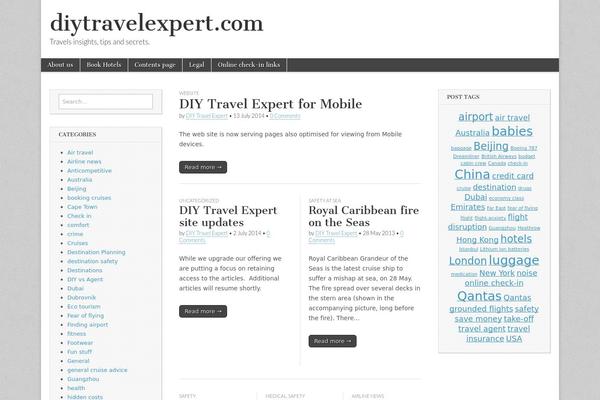 Magazine Basic theme site design template sample