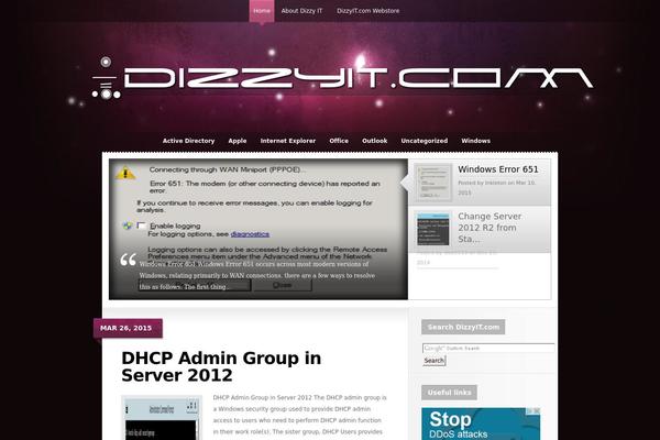 Glow theme site design template sample