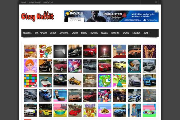 Gameleon theme site design template sample