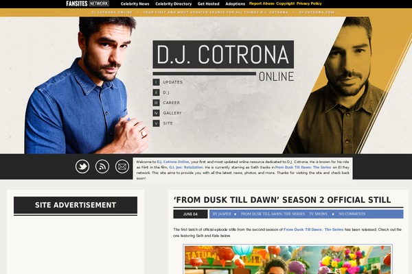 dj-cotrona.com site used Handsome