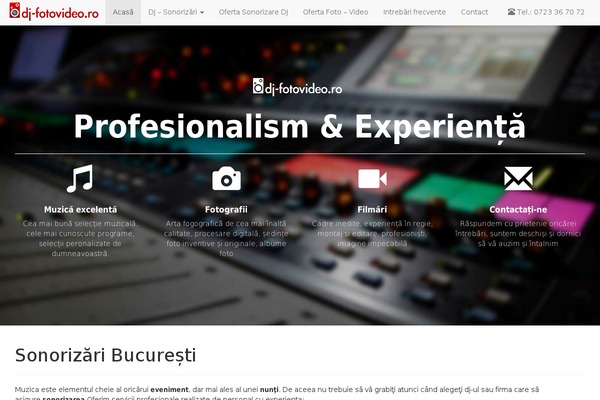 Roots theme site design template sample