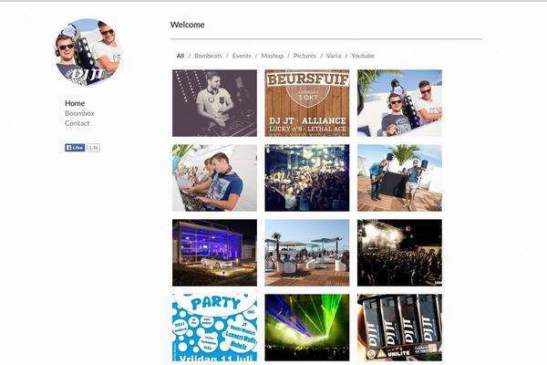Infinity theme site design template sample