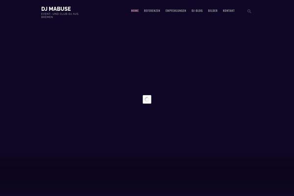 Dj-rainflow theme site design template sample