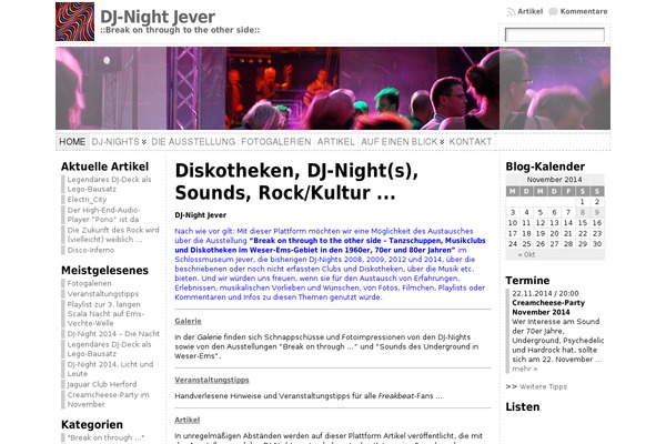 Site using Organize Series plugin