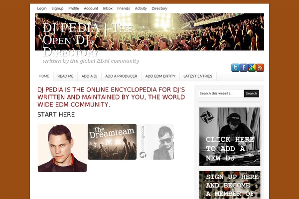 dj-pedia.com site used Magazine Elite