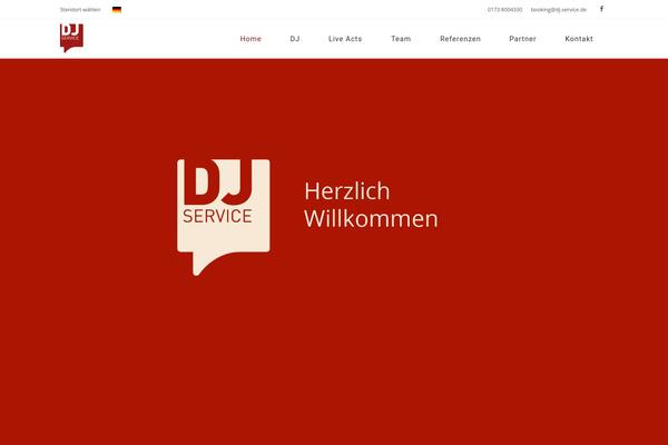 Zad theme site design template sample