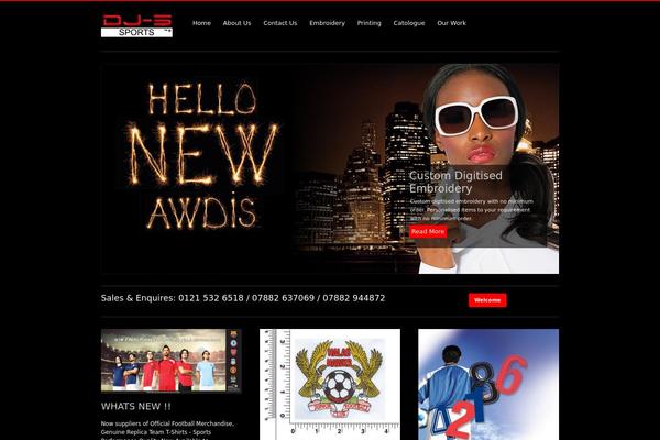 Hero theme site design template sample