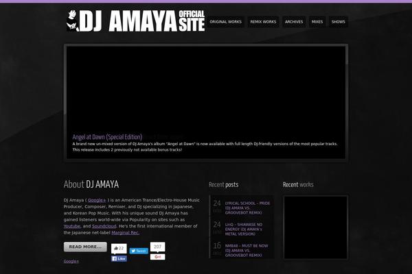 Pendulum theme site design template sample