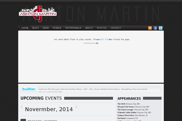 Site using Ajde-event-calendar plugin