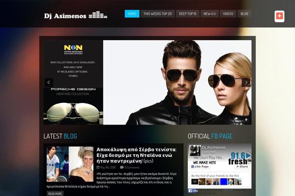 Clubber theme site design template sample