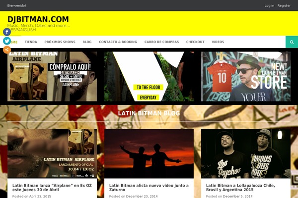 Cartel theme site design template sample