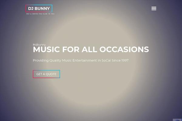 Jarvis theme site design template sample