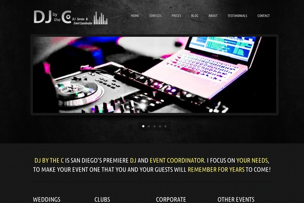 Musicpro theme site design template sample