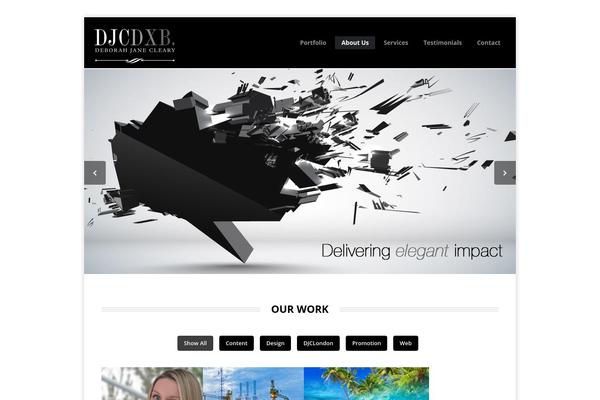 Delta theme site design template sample