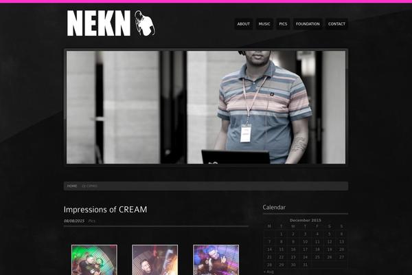 Pendulum theme site design template sample