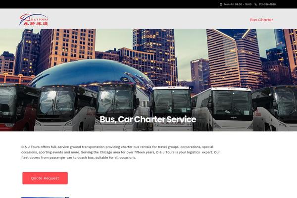 Grandtour theme site design template sample