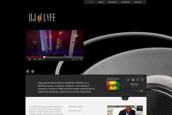Music theme site design template sample