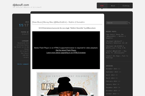 monochrome theme site design template sample