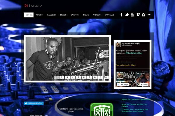 Soundwave theme site design template sample
