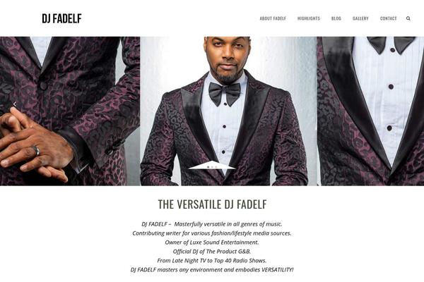 Vigor theme site design template sample