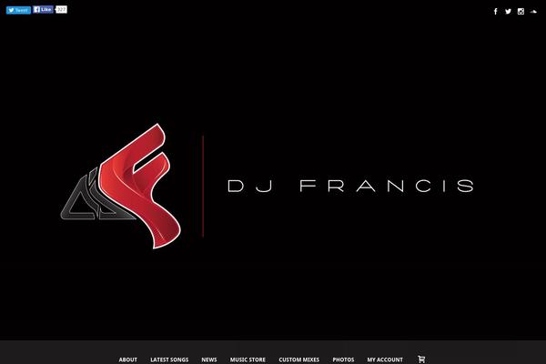 Speaker theme site design template sample