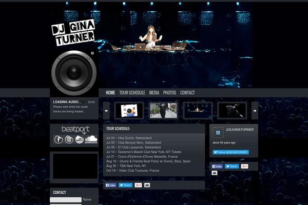 Soundcheck theme site design template sample