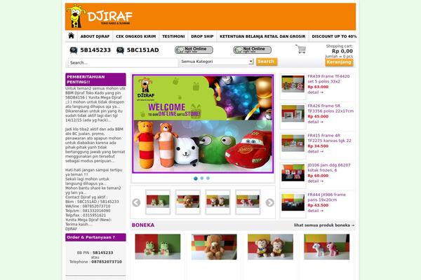 WP-Grosir theme site design template sample