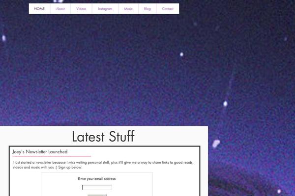 Site using Kebo Twitter Feed plugin