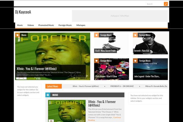 Spirit theme site design template sample