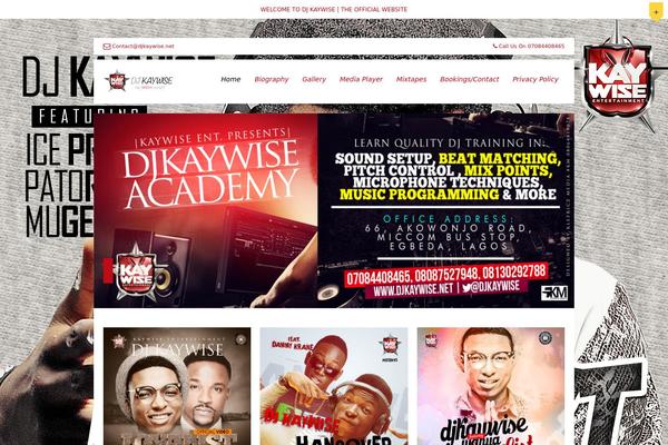 MusicPlay theme site design template sample
