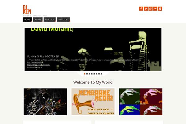 Parabola theme site design template sample