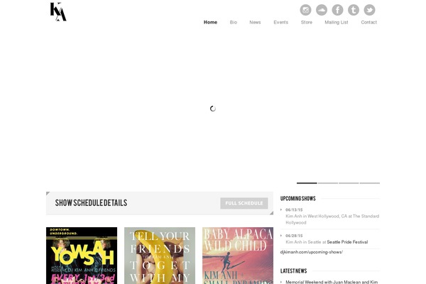 Site using Alpine PhotoTile for Instagram plugin