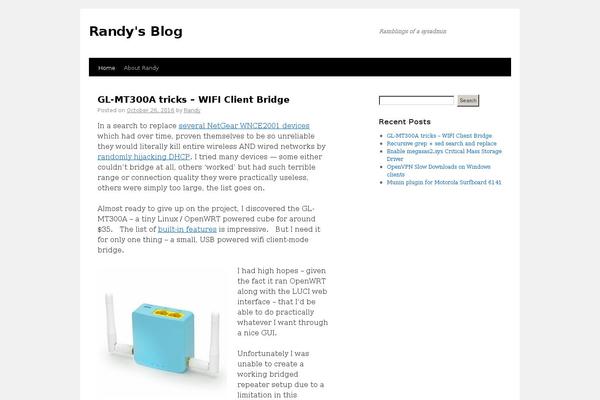 WP Framework theme site design template sample