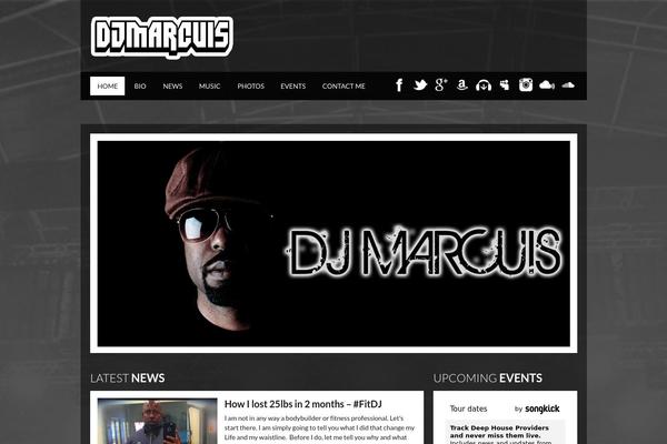 Soundwave theme site design template sample