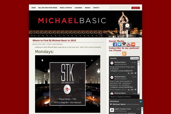 Deep Silent theme site design template sample