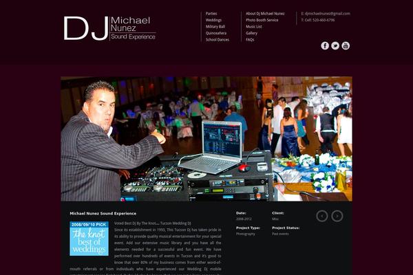 Label theme site design template sample