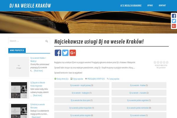 Glades theme site design template sample