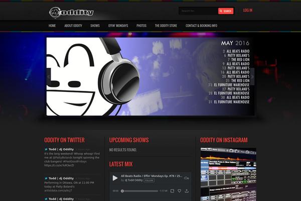 Sound_rock theme site design template sample