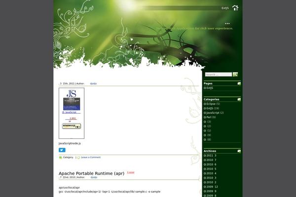 Green-light theme site design template sample