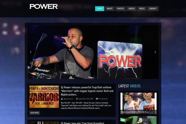 Clubber theme site design template sample
