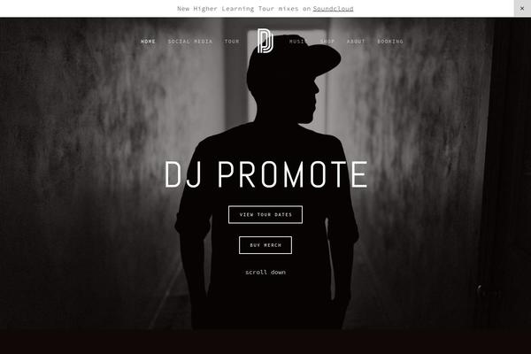 Live theme site design template sample
