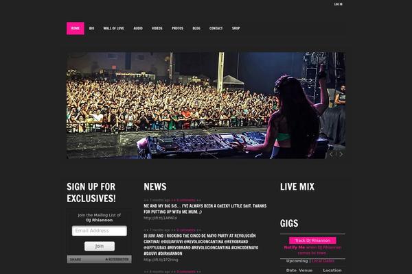 Soundboard theme site design template sample