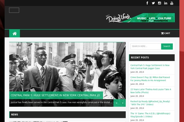 Bzine theme site design template sample
