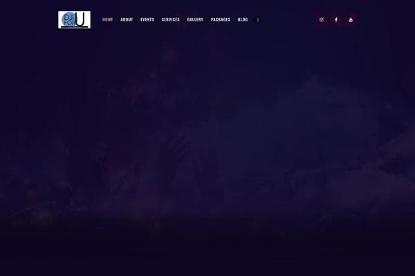 Dj-rainflow theme site design template sample