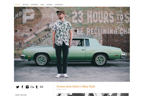 Site using Alpine PhotoTile for Instagram plugin