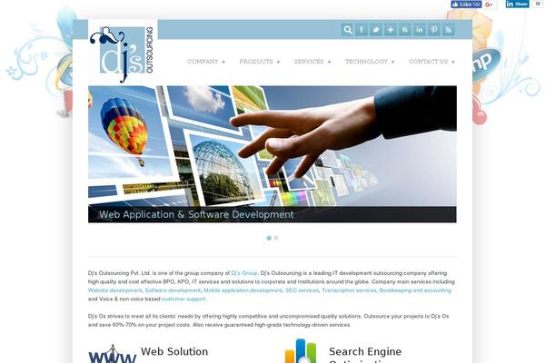 Simplecorp theme site design template sample